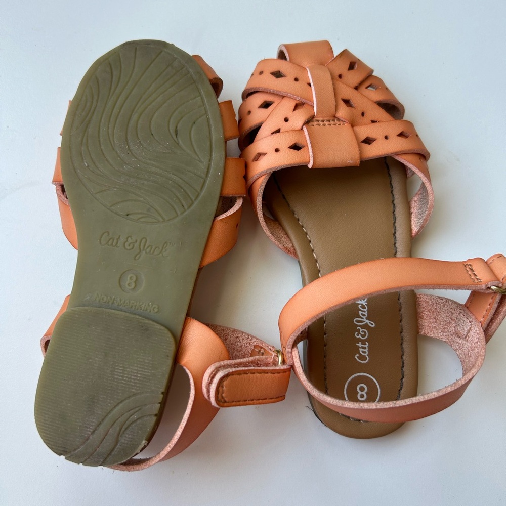 Cat and Jack toddler sandals brown
